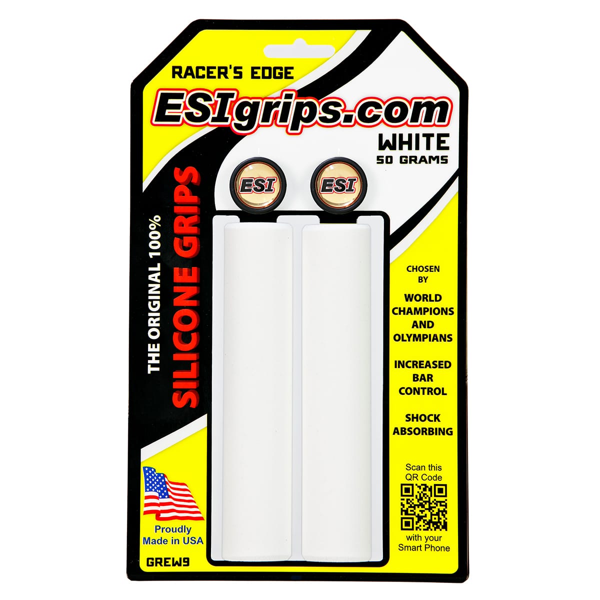 ESI RACER'S EDGE 130 mm håndtag hvid