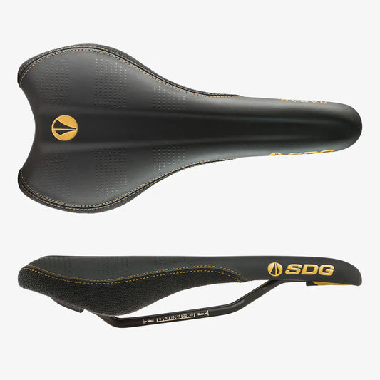 SDG RADAR MTN Rails Cr-Mo Sadel Sort/Guld