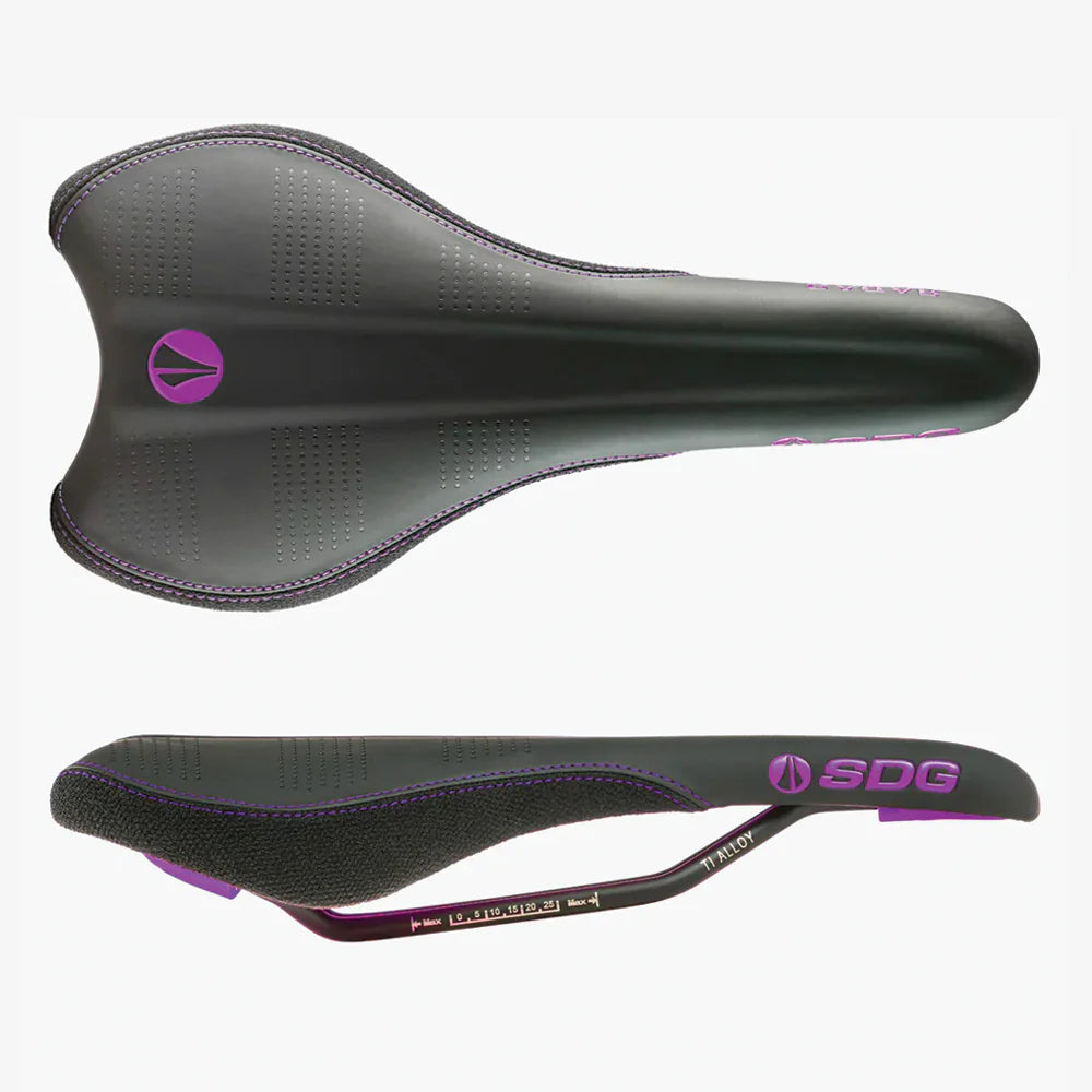 Saddle SDG RADAR MTN Rails Cr-Mo Black/Purple