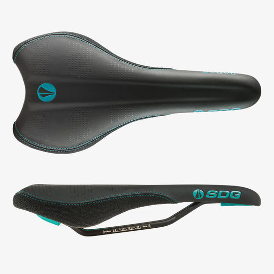 SDG RADAR MTN Rails Cr-Mo Sadel Sort/Turkis