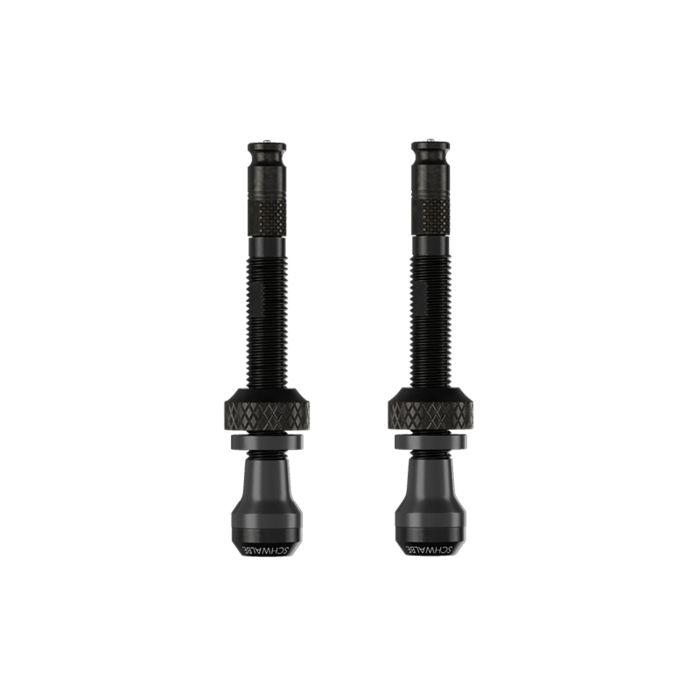 SCHWALBE CLICK VALVE Slangeløs ventil 60 mm sort