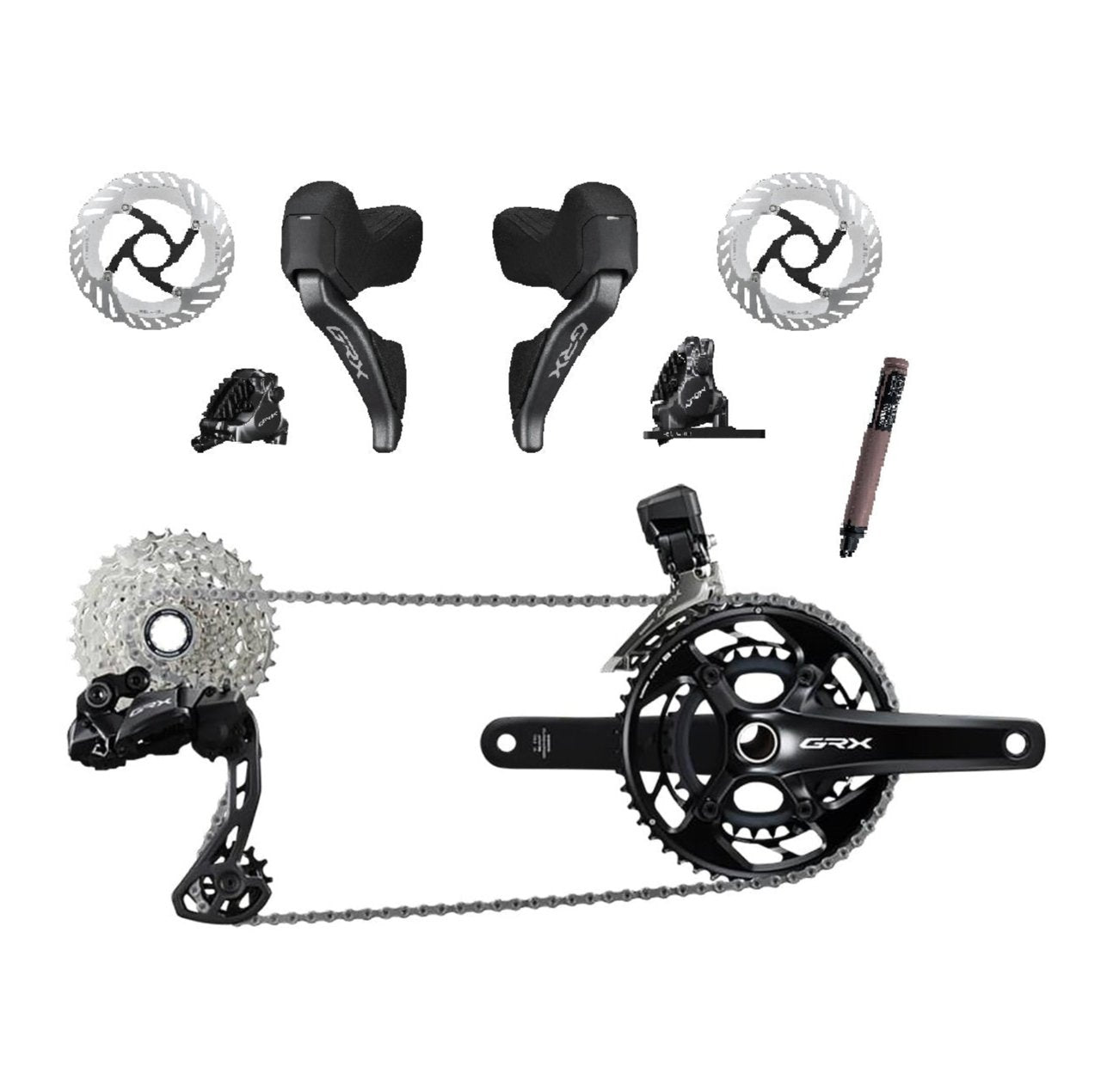 SHIMANO GRX RX825 Di2 12V gruppe