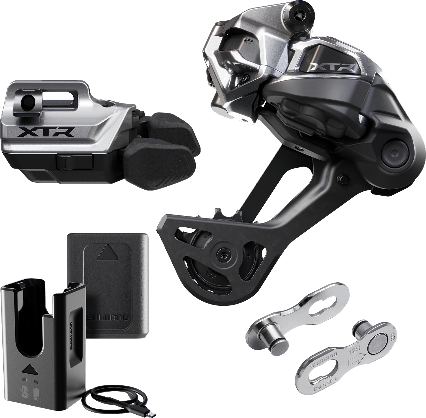 Upgrade Kit SHIMANO XTR Di2 Wireless M9250-SGS Long Cage Lever Mounting