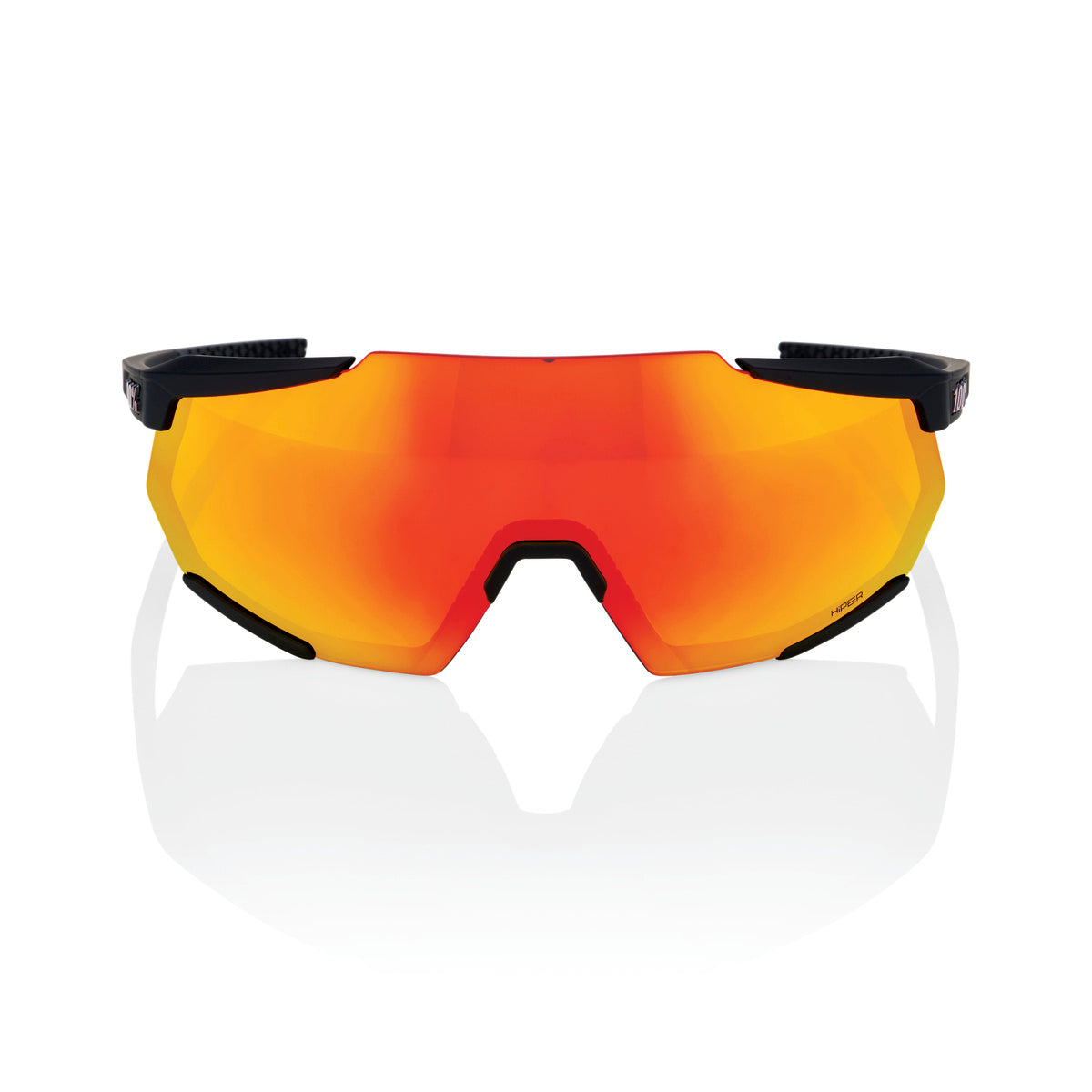 100% RACETRAP 3.0 Soft Tact Black Hiper Multilayer Mirror Red beskyttelsesbriller