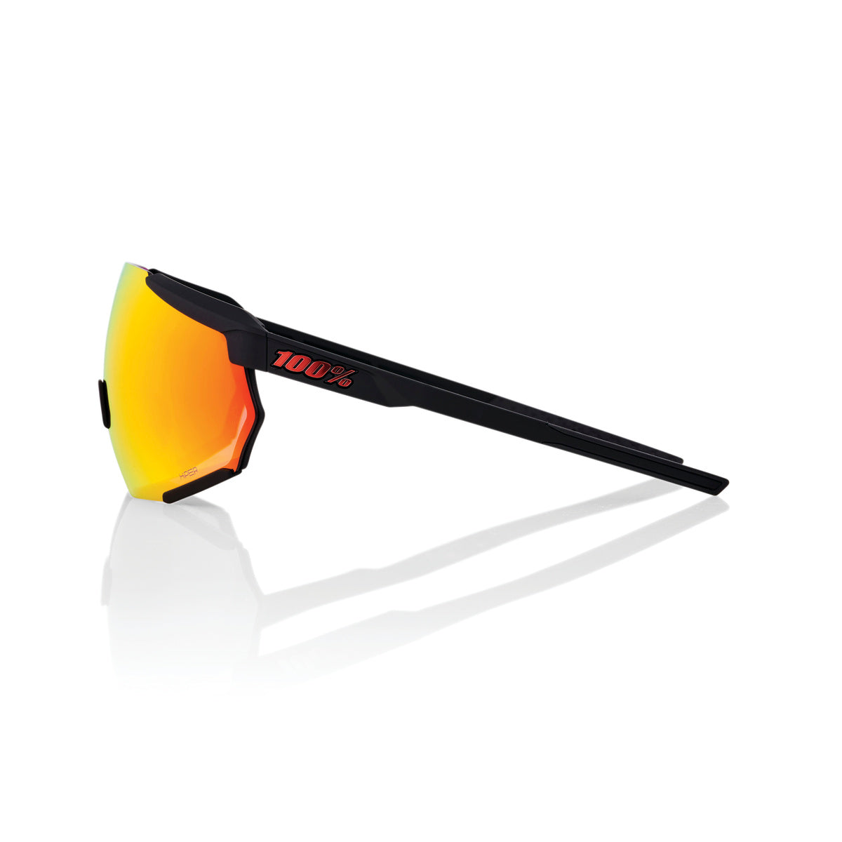 100% RACETRAP 3.0 Soft Tact Black Hiper Multilayer Mirror Red beskyttelsesbriller