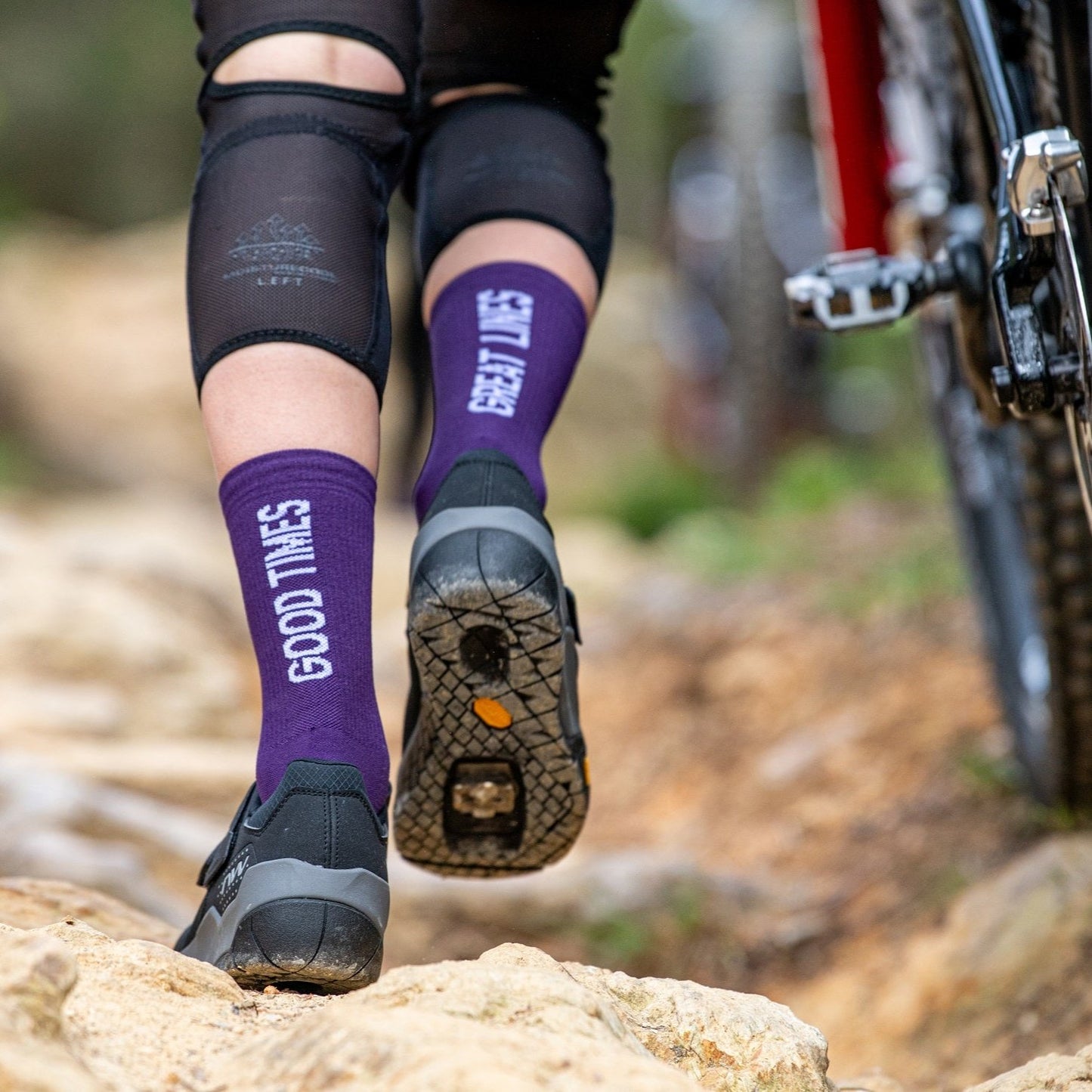 NORTHWAVE GOOD Time strømper lilla