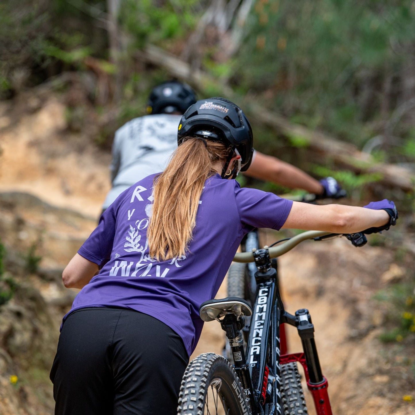 NORTHWAVE XTRAIL 2 kortærmet dametrøje lilla