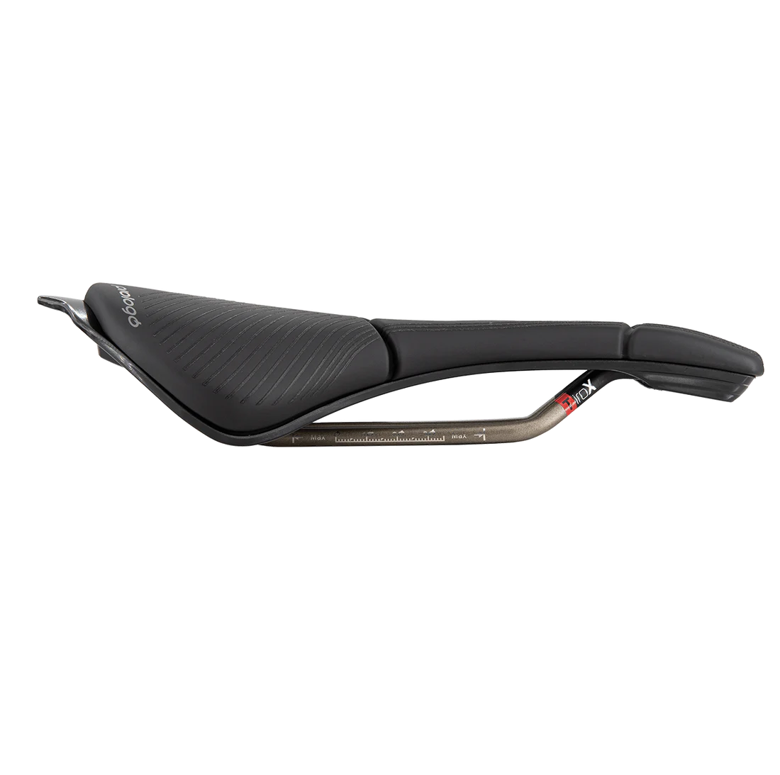 Saddle PROLOGO SCRATCH M5 PAS AGX SPACE SLIDE CONTROL Rails Tirox Black