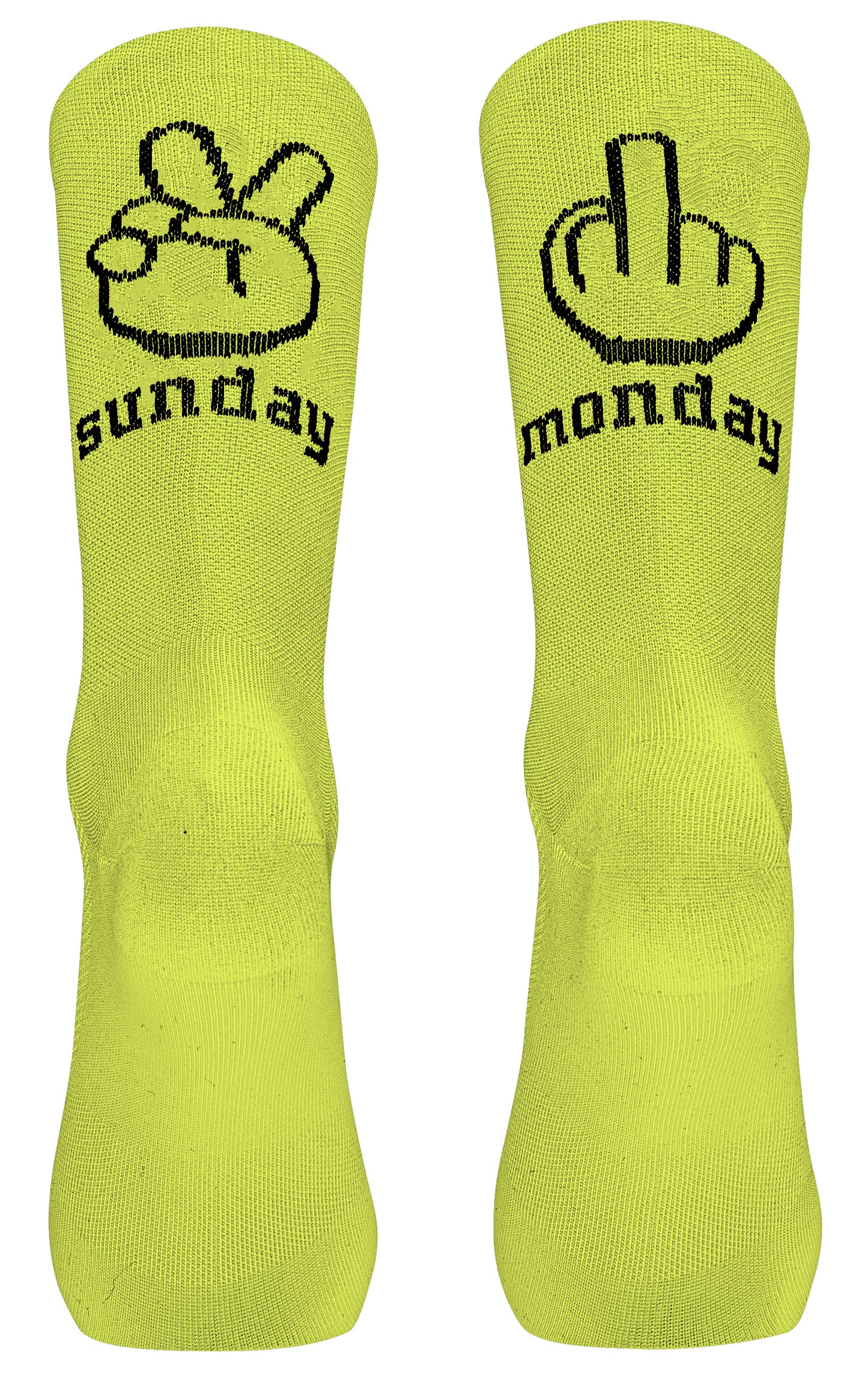 NORTHWAVE SUNDAY MONDAY-strømper Fluo Yellow