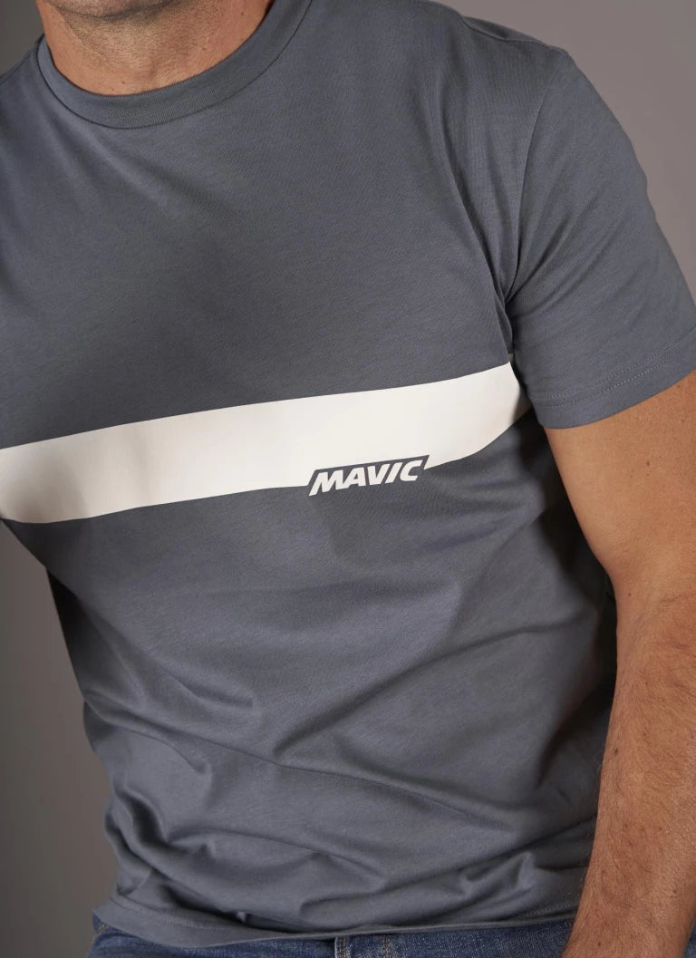 MAVIC CORPORATE STRIPE T-shirt blå