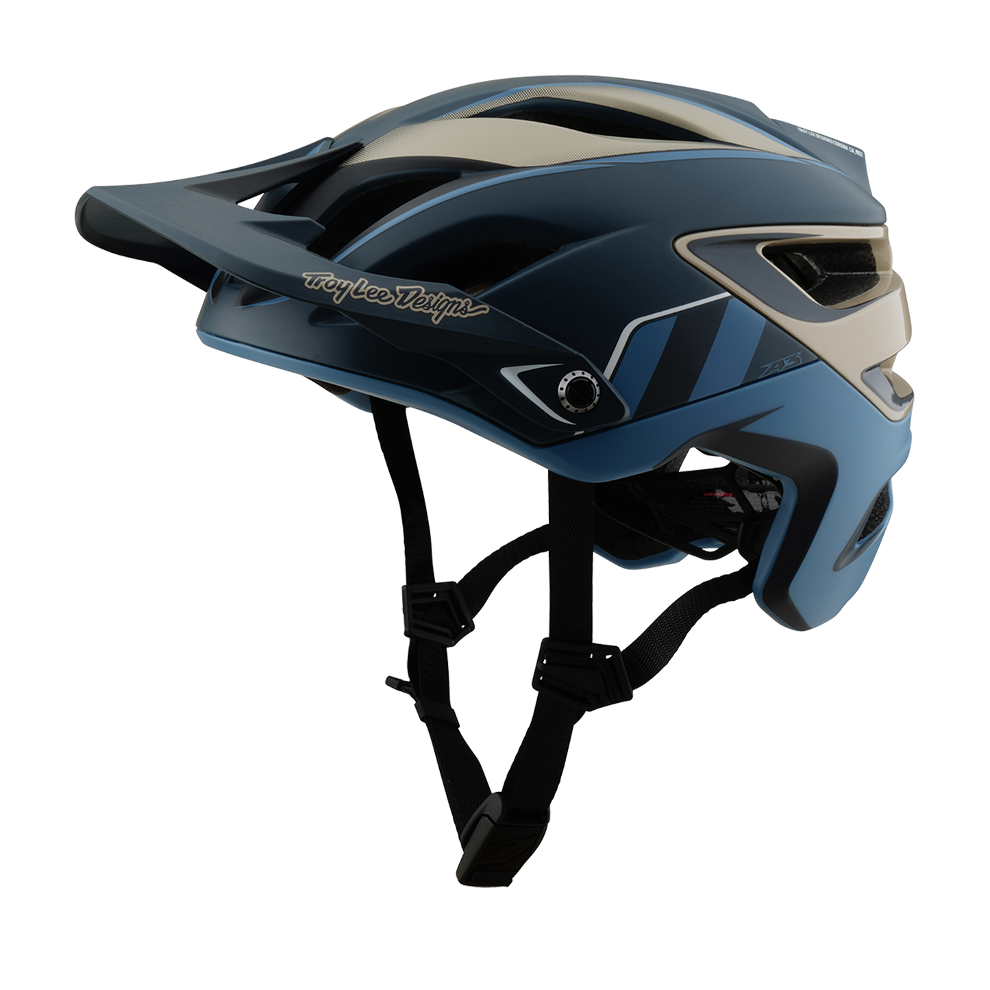 Troy Lee Design A3 MIPS MTB-hjelm blå/guld