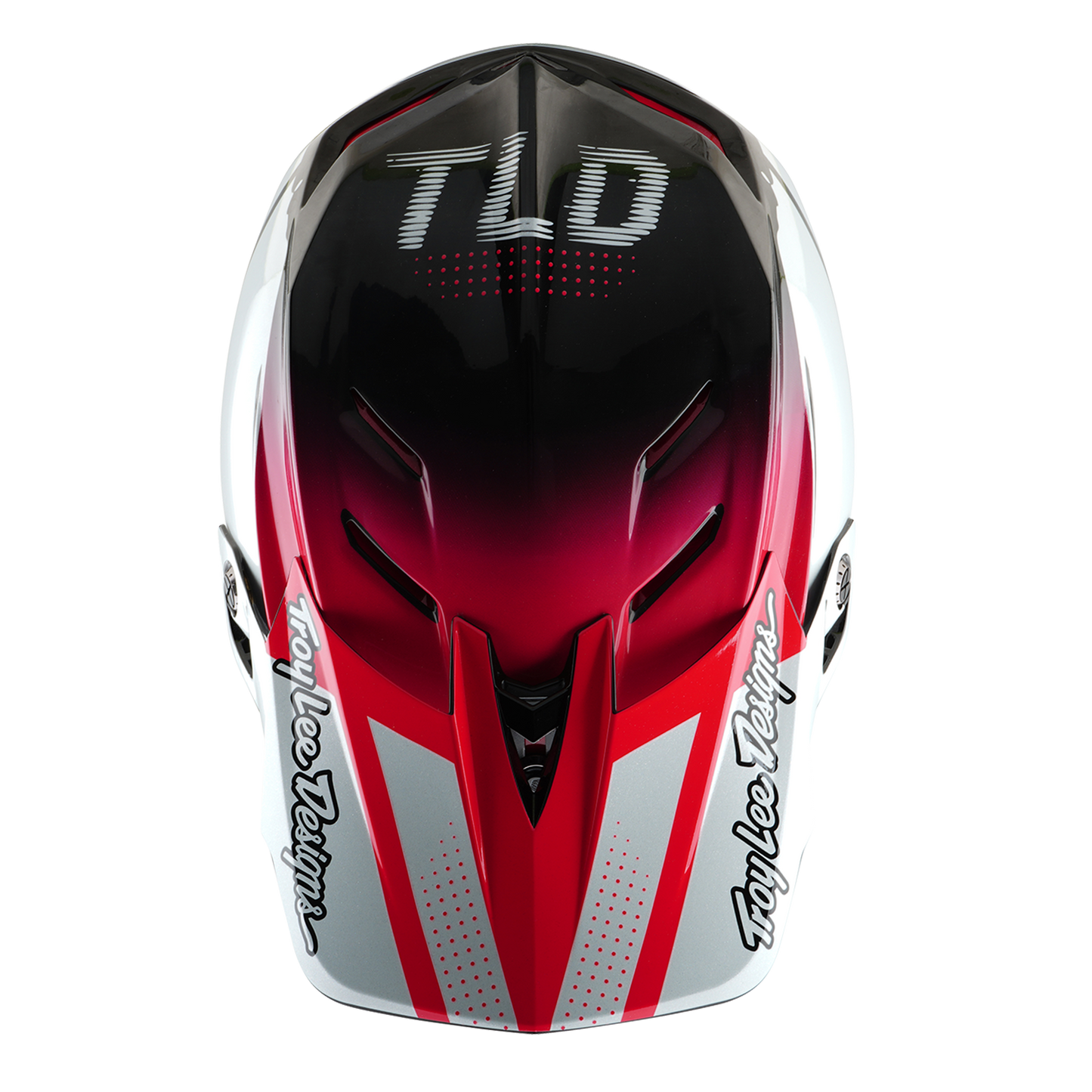 Troy Lee Design D4 CARBON MIPS Drip White MTB-hjelm