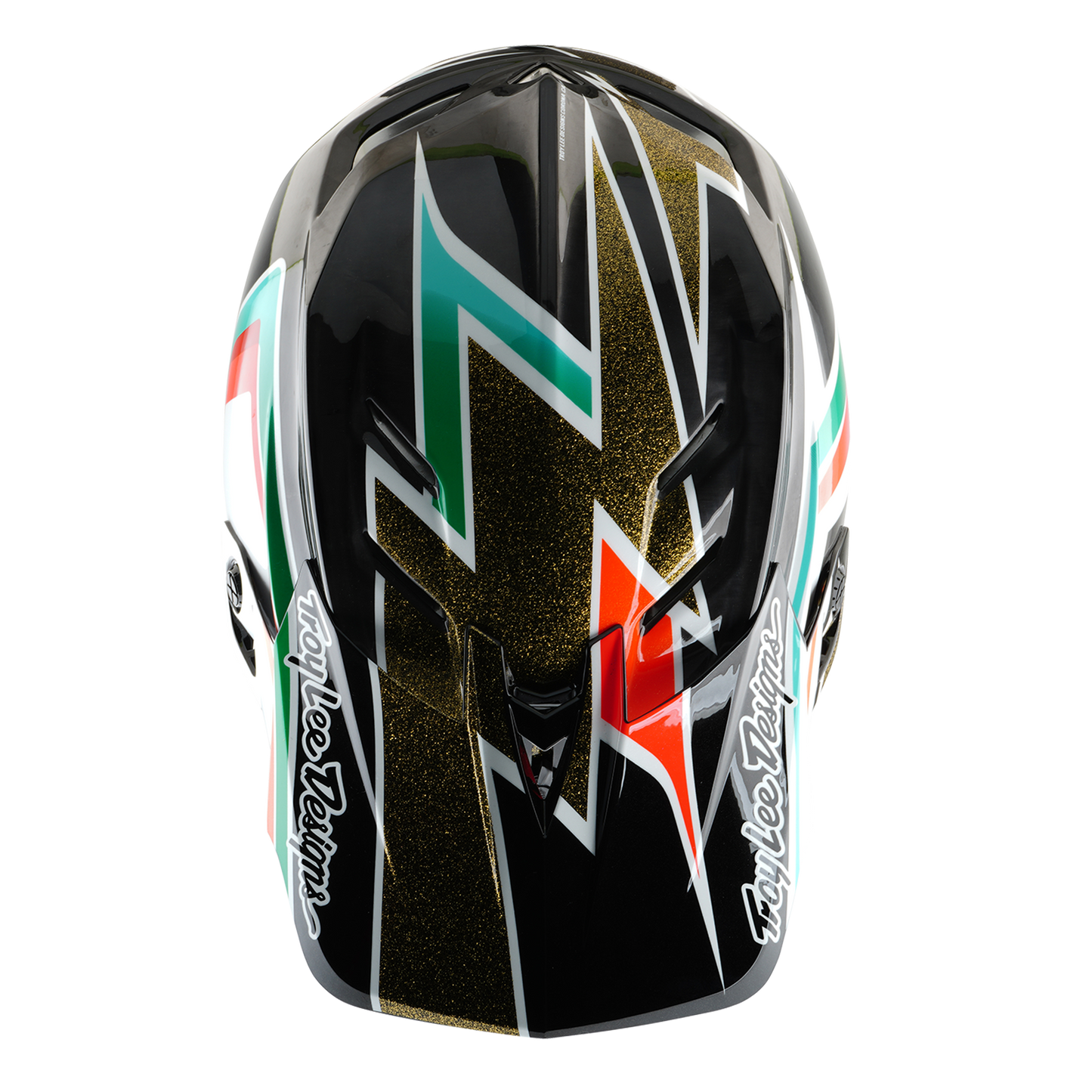 MTB Helmet TROY LEE DESIGNS D4 CARBON MIPS FRAMES Black/Gold