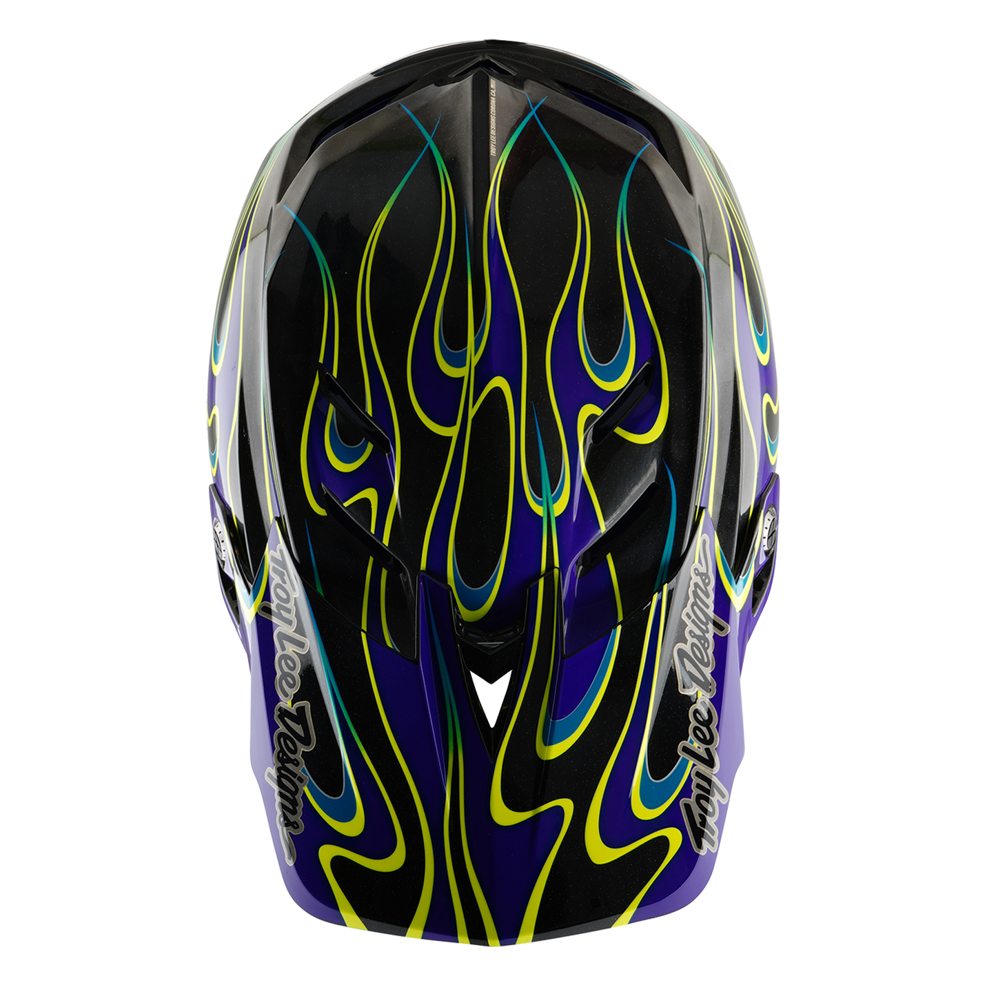 Troy Lee Design D4 CARBON MIPS Drip MTB-hjelm sort/lilla