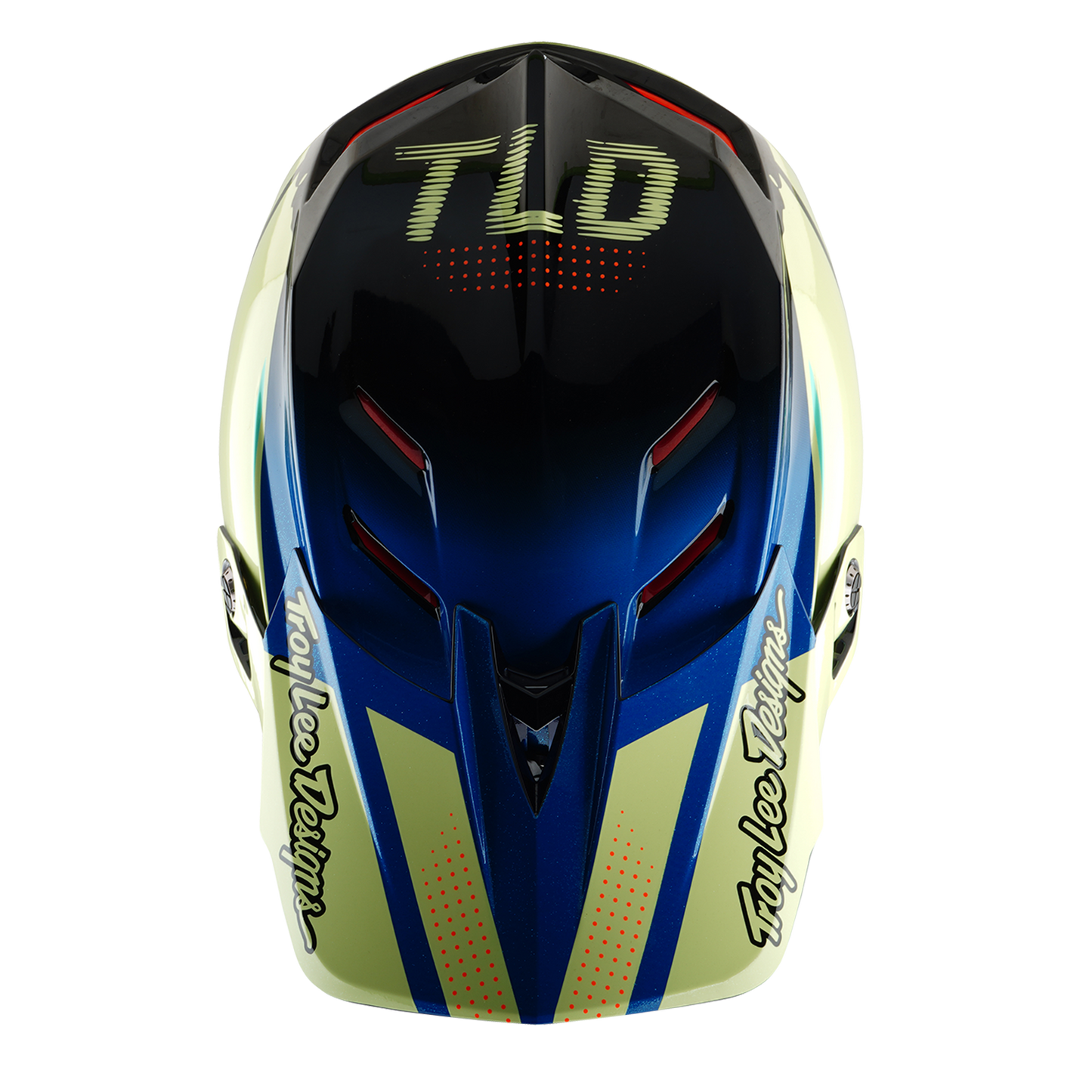 MTB-hjelm Troy Lee Design D4 COMPOSITE MIPS Drip Yellow
