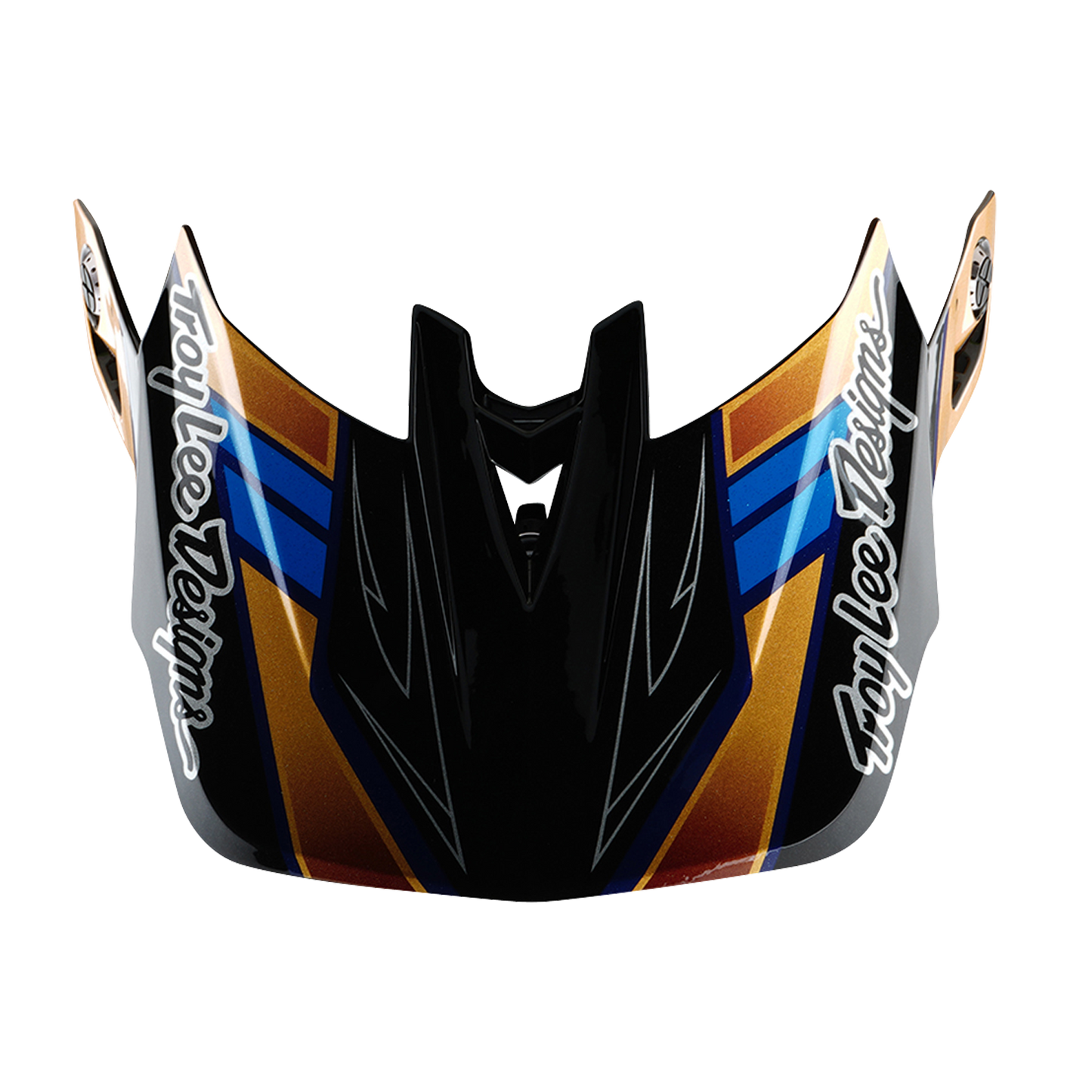 MTB-hjelm Troy Lee Design D4 COMPOSITE MIPS ROYALTY Sort/Guld
