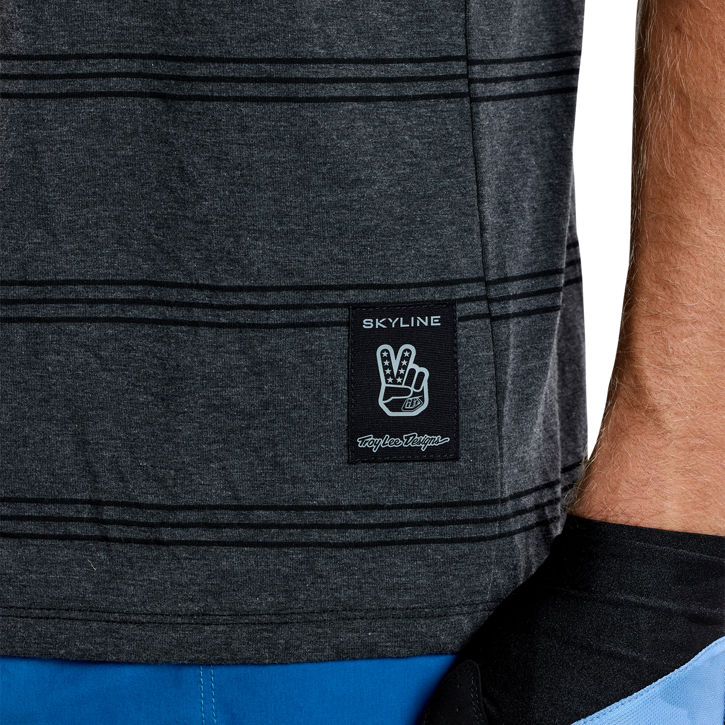 TROY LEE DESIGNS SKYLINE RIDE TEE WASH OUT Short Sleeve Jersey Grey 2025