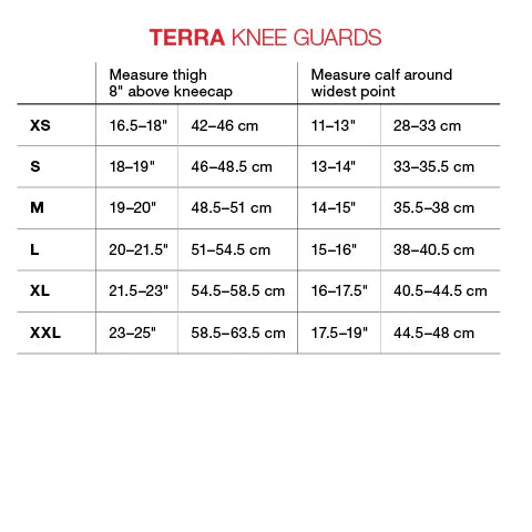 G-FORM TERRA Knæbeskyttere Sort