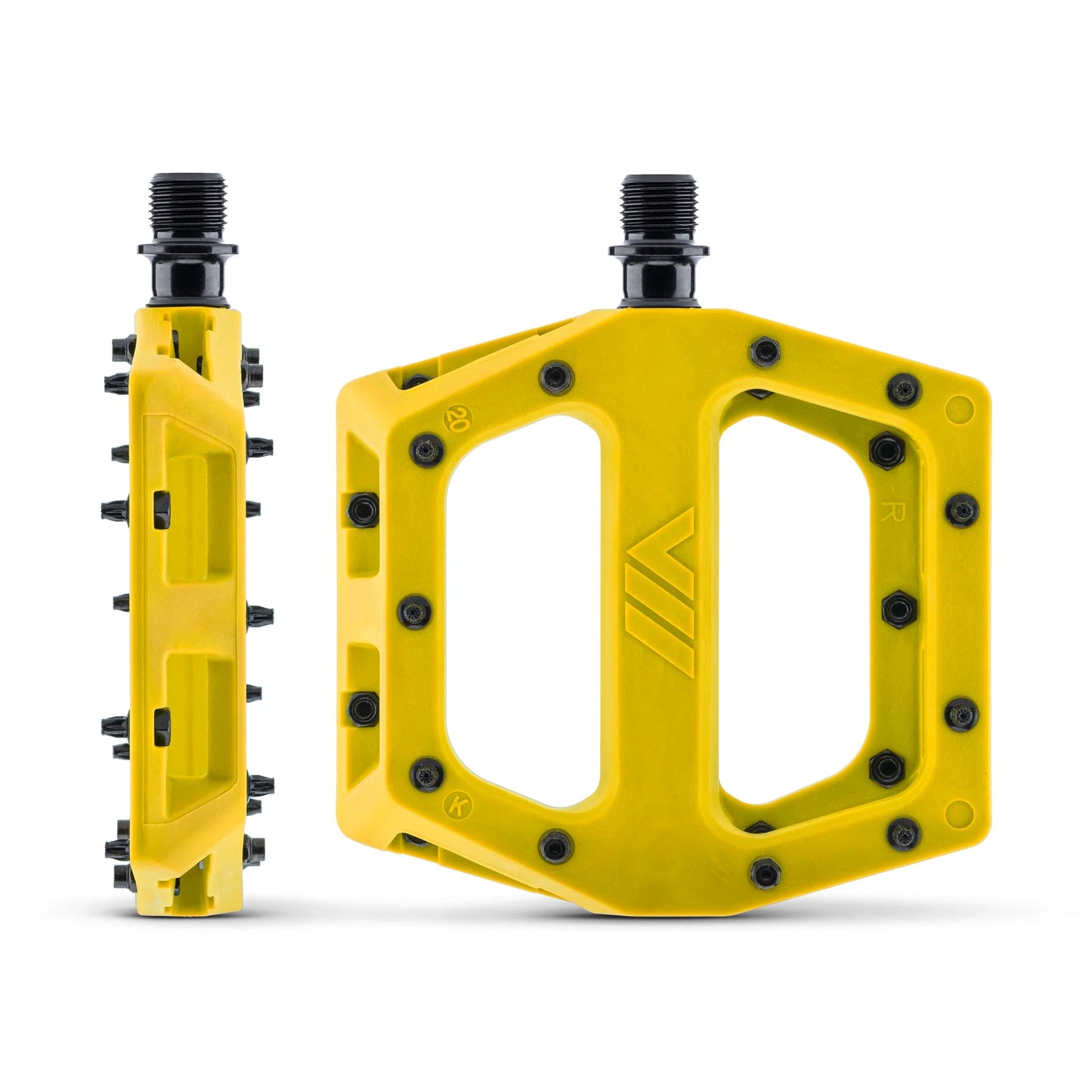 DMR V11 flade pedaler Gul