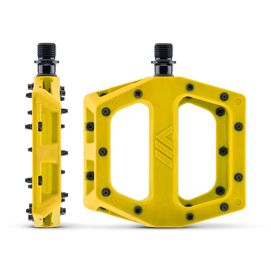 DMR V11 flade pedaler Gul