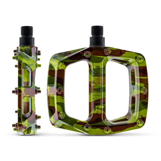 DMR V6 Flat Pedals Camo Green