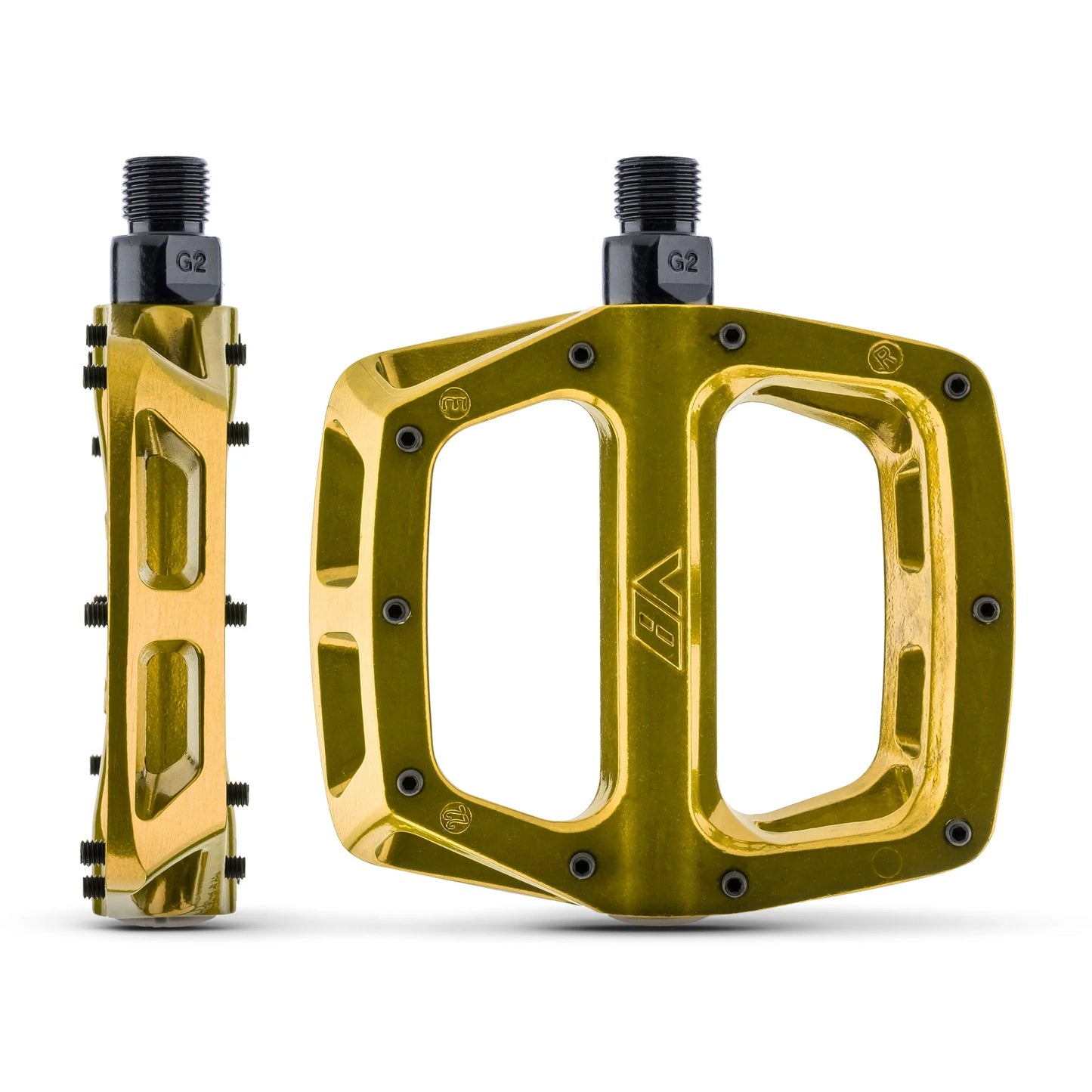DMR V8 Gold flade pedaler