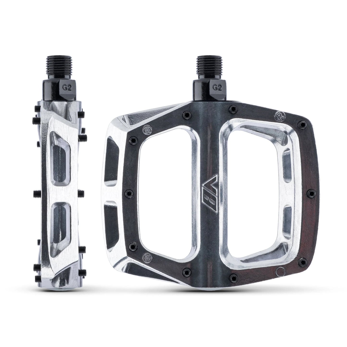 DMR V8 Silver flade pedaler