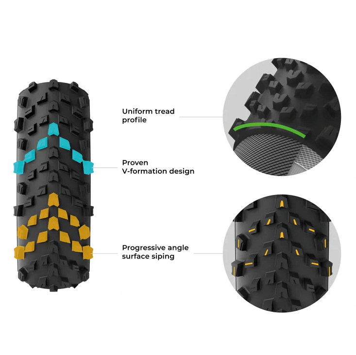 VITTORIA TERRENO T60 MIXED 700x45c Gravel Endurance Tubeless Ready Soft Brown-dæk