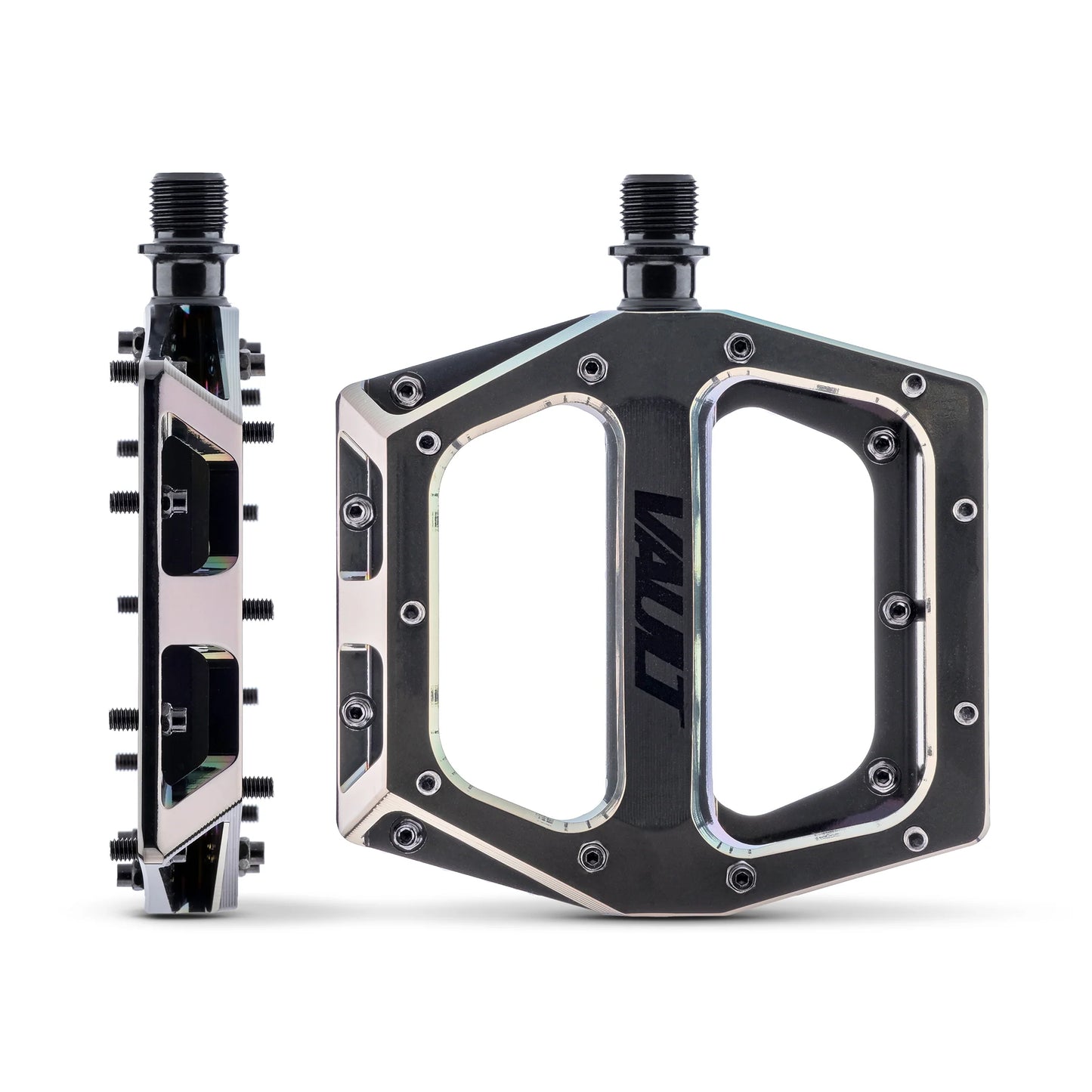 DMR VAULT fladpedaler Krom Sort