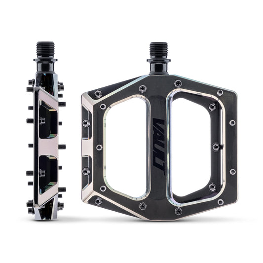 DMR VAULT fladpedaler Krom Sort