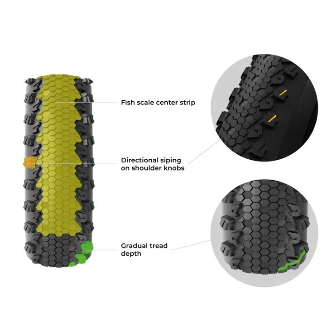 VITTORIA TERRENO T30 FINE LOOSE 650x47c Gravel Endurance Tubeless Ready Soft Black tire