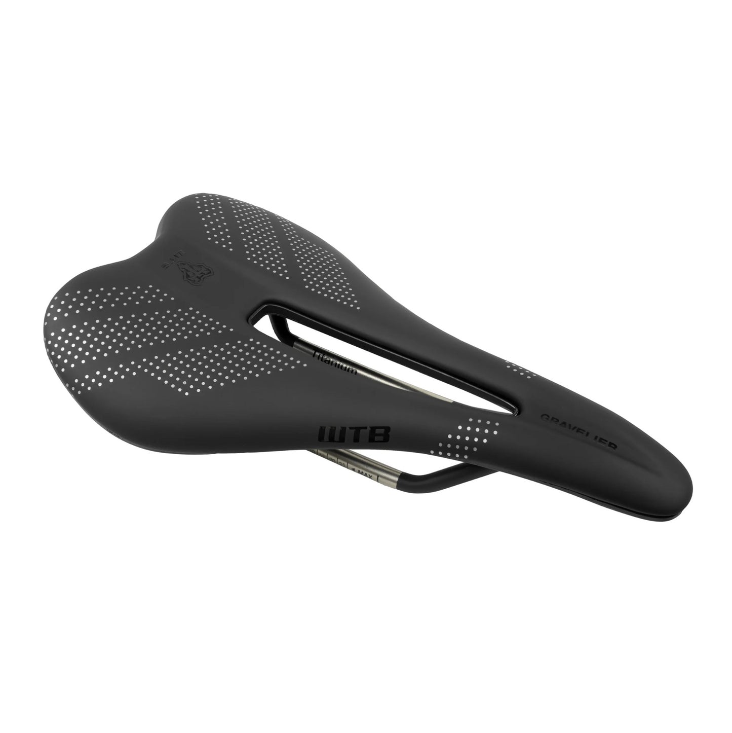 WTB GRAVELIER 140mm saddle Black stainless steel rails