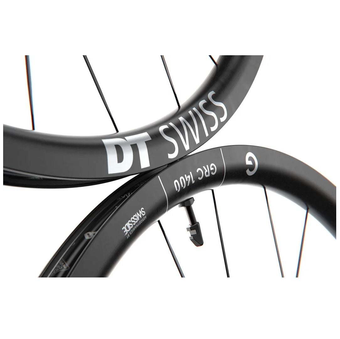 Pair of DT SWISS GRC 1400 DICUT 50 DISC Tubeless Ready Wheels (Center Lock)