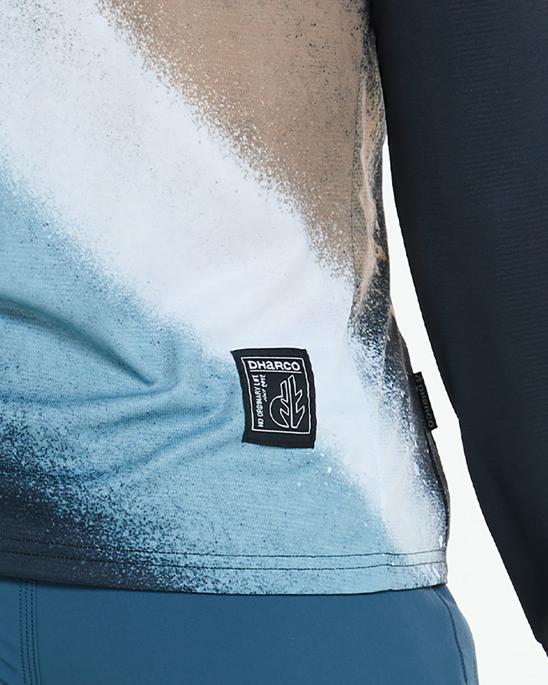 DHARCO GRAVITY GOLDEN STREAK Women's Long Sleeve Jersey Black/Blue