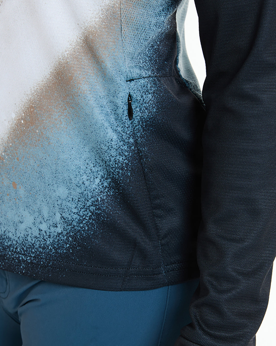 DHARCO GRAVITY GOLDEN STREAK Women's Long Sleeve Jersey Black/Blue