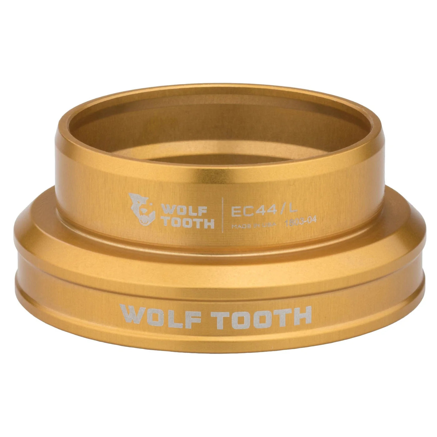 Lavt styrhoved til eksternt styrsæt WOLF TOOTH PREMIUM 1,5" EC44 Guld