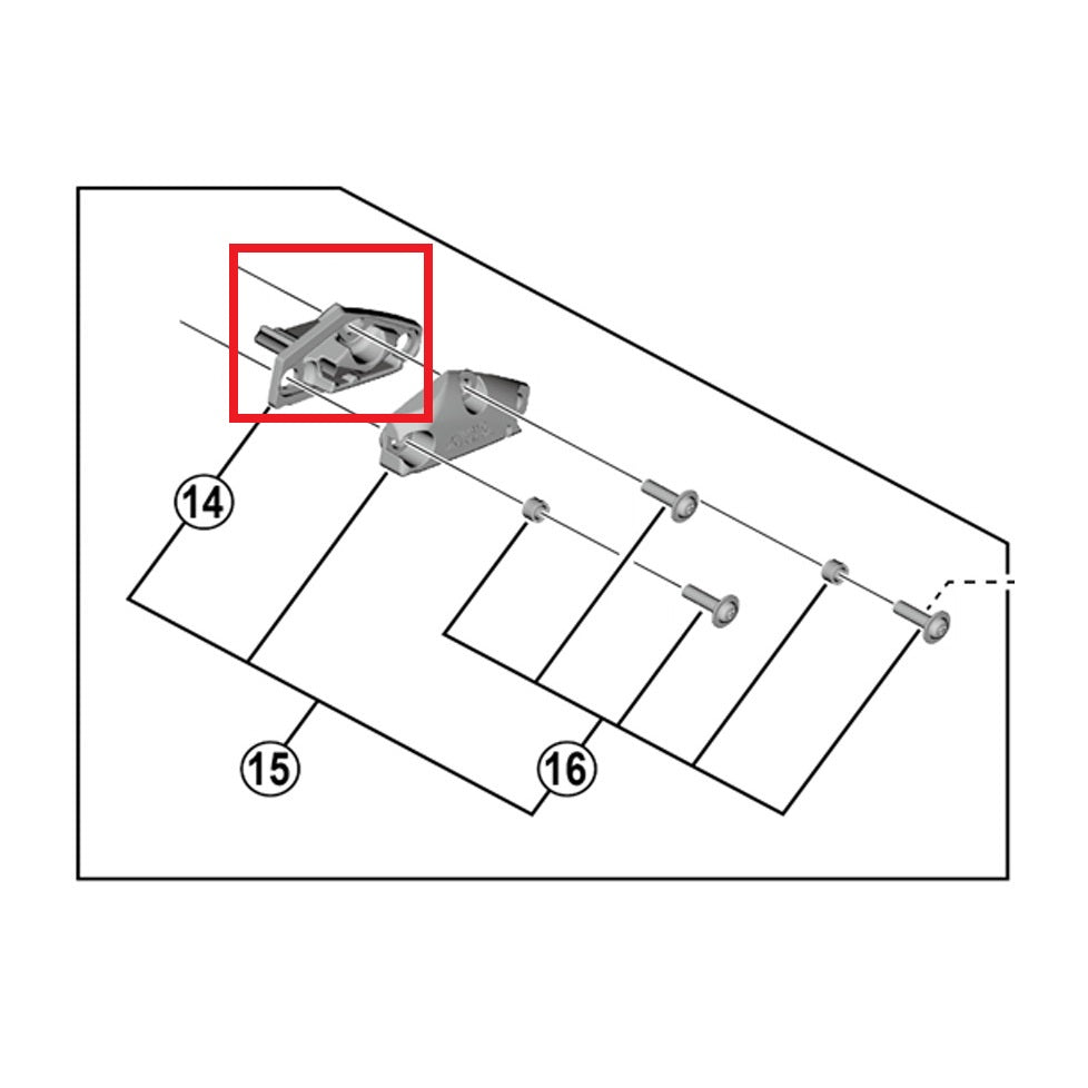 SHIMANO ST-R9120/R8025/R7020/R7025 Højre håndtagsmembran