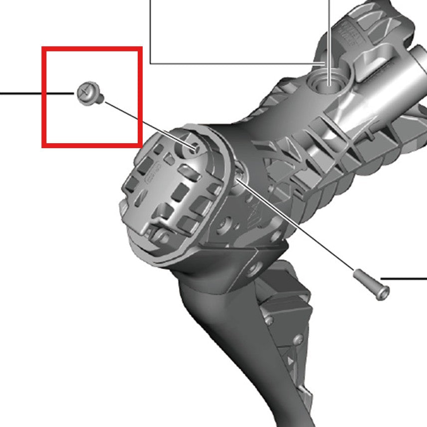 SHIMANO battery cover screw for ST-R9270/R8170/R7170 levers