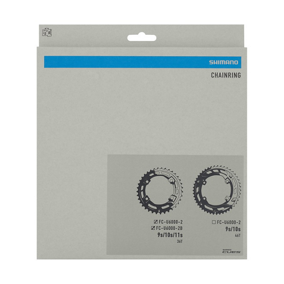 9/10/11V SHIMANO CUES FC-U6000-2/FC-U6000-2B PCD 96 mm udendørs kædehjul