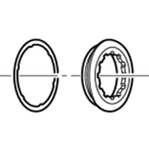 SHIMANO CS-9000 Kassettelåsemøtrik og -skive