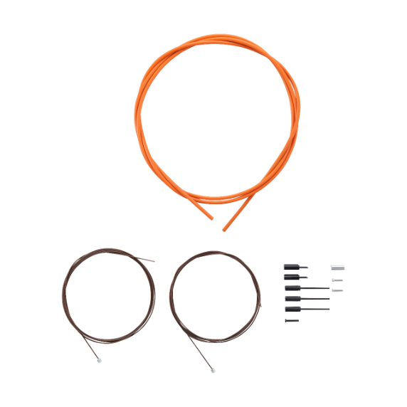 SHIMANO DURA-ACE 9000 Polymer Orange Derailleur kabler og slanger Kit