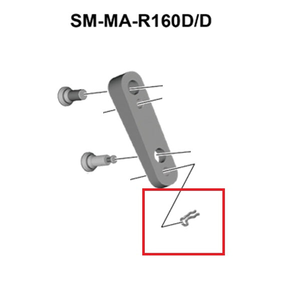 SHIMANO sikkerhedsring til Flat-Mount-adapter