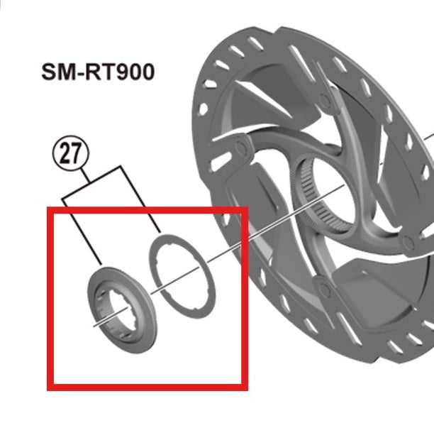 SHIMANO indvendig centerlåsemøtrik SM-RT900