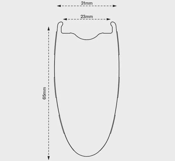 SCOPE Race R6 Tubeless Ready-hjulsæt (Centerlock) sort