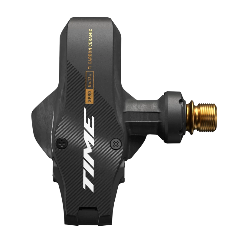 Time X PRO 12 SL Q-Factor 53 Carbon/Titanium Gold-pedaler