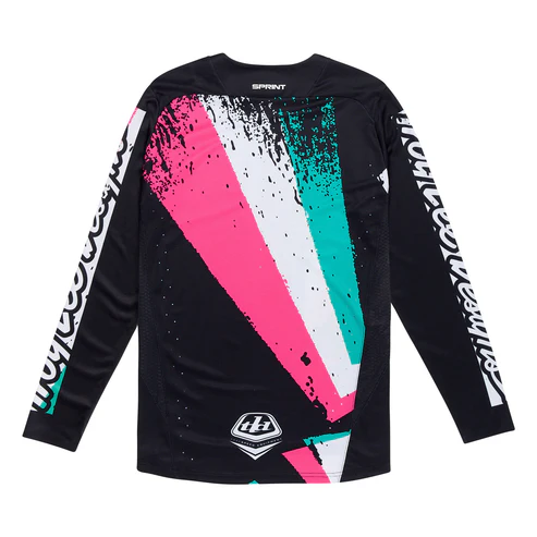 Troy Lee Design SPRINT FULL PULL Langærmet Jersey Sort 2025