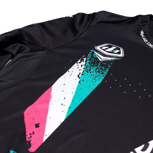 Troy Lee Design SPRINT FULL PULL Langærmet Jersey Sort 2025