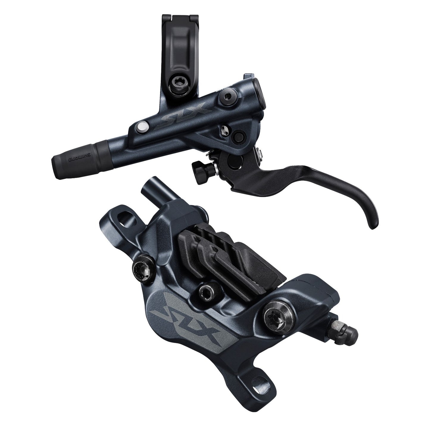 Par SHIMANO SLX M7120 4 stempel J-KIT Discless ventilerede bremseklodser