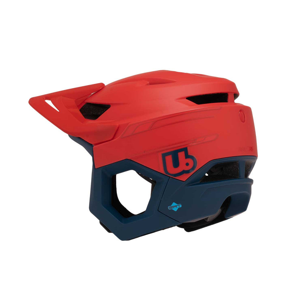 URGE RASCAS Neon Rush Red/Blue MTB-hjelm