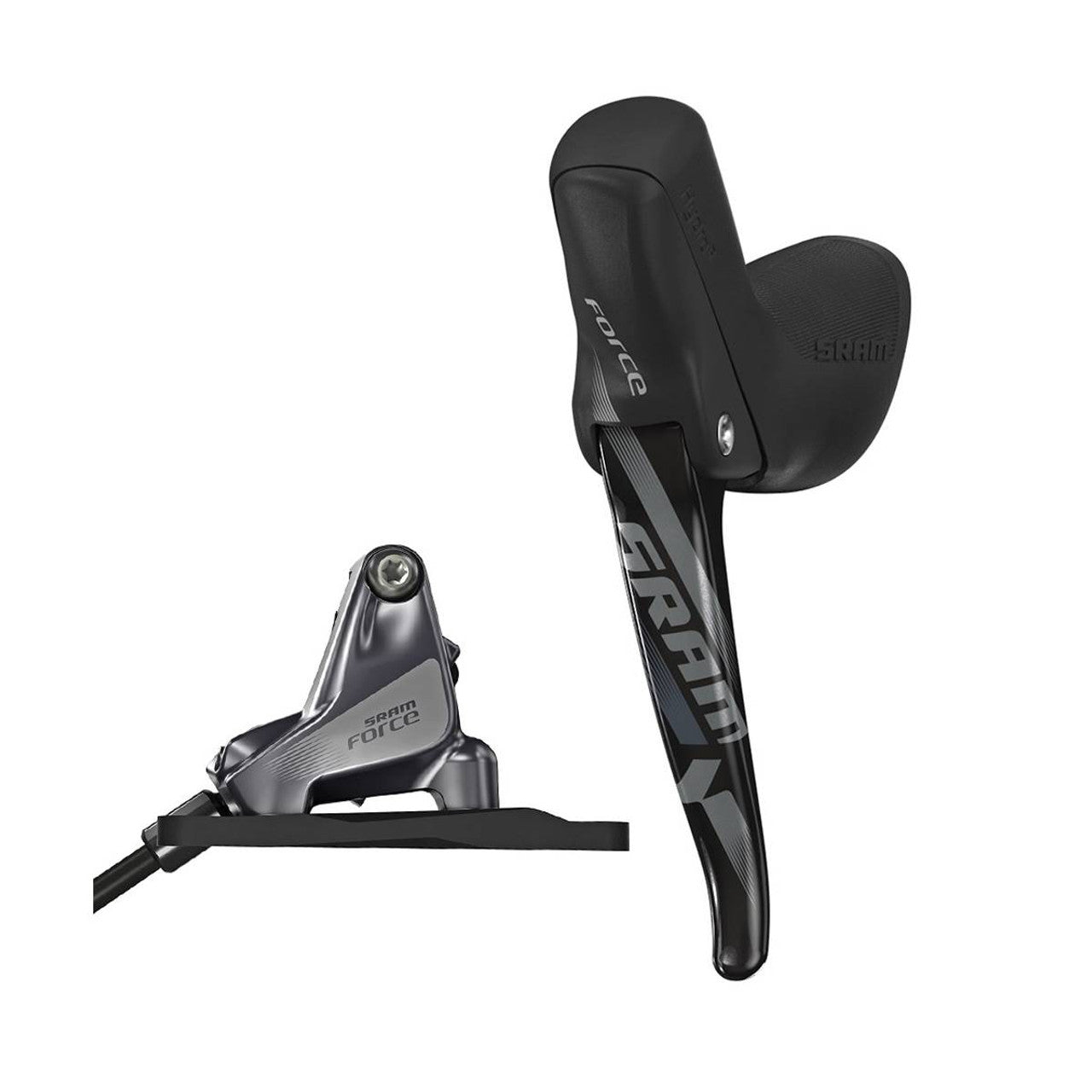 SRAM FORCE CX1 Flat Mount venstre håndtag og forreste caliper